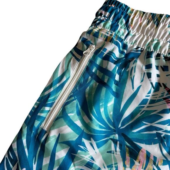 OP Ocean Pacific Quick Dry Tropical Beachy Pull On Shorts Mesh Pockets Sz XL NWT - Picture 3 of 16